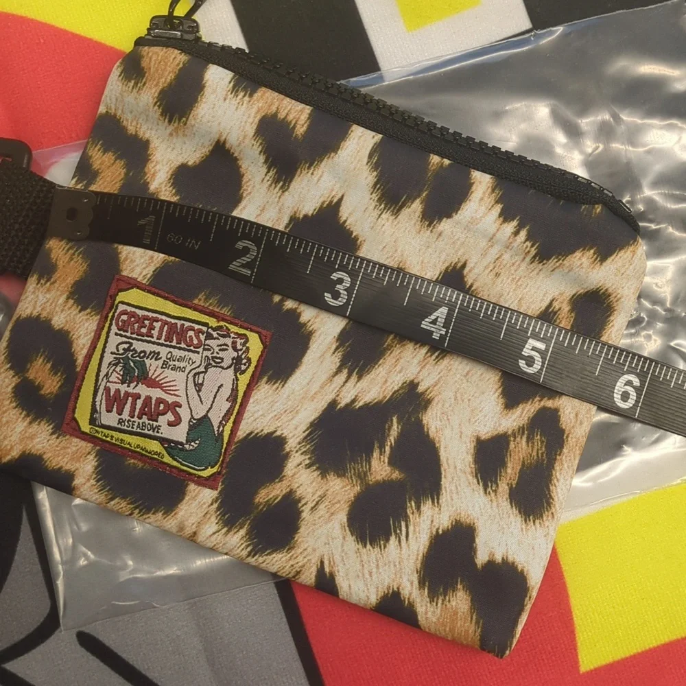 WTAPS - Leopard Print Pouch Wallet